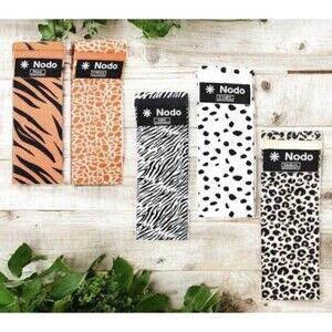 5 NODO Resistance Bands Set Strength Training Exercise Workout Booty Elastic NEW